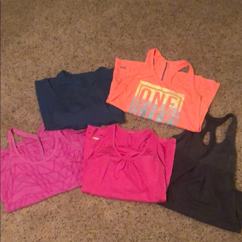 Exercise Tank Tops Bundle of Five***